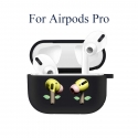 Acc. Чехол для AirPods Pro None Ducks (Силикон) (Черный)