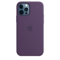 Acc. Чехол-накладка для iPhone 12 Pro Max Apple Case MagSafe (Copy) (Силикон) (Фиолетовый)
