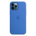 Acc. Чехол-накладка для iPhone 12 Pro Max Apple Case MagSafe (Copy) (Силикон) (Голубой)