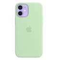 Acc. Чехол-накладка для iPhone 12 mini Apple Case MagSafe (Copy) (Силикон) (Мятный)