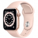 Годинники Apple Watch Series 6 GPS + LTE 44mm Gold Aluminum Case with Pink Sand Sport Band (M07G3)