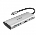 Асс. Переходник-адаптер WIWU 7 in 1 USB-C Hub (Gray) (0,1m) (A731HP)
