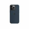 Acc. Чехол-накладка для iPhone 13 Pro Max Apple Case MagSafe Abyss Blue (Силикон) (Тёмно-синий) (MM2