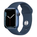 Годинники Apple Watch Series 7 GPS 41mm Blue Aluminum Case With Blue Sport Band (MKN13)