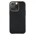 Acc. Чехол-накладка для iPhone 13 Pro MUTUAL Fashion Case (Кожа) (Черный)