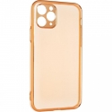 Acc. Чехол-накладка для iPhone 13 Pro TGM Transparent Case (Силикон) (Прозрачный/Золотой)
