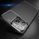 Acc. Чехол-накладка для iPhone 13 Pro TGM Ultimate Experience Carbon (Силикон) (Черный)