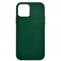 Acc. Чехол-накладка для iPhone 13 WIWU Calfskin Series (Кожа) (Зелёный)