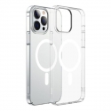 Acc. Чехол-накладка для iPhone 13 Pro Baseus Crystal Magnetic Case (Силикон) (Прозрачный) (ARJT01010