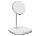 Асс. Мережевий бездротовий ЗП Baseus Swan Magnetic Desktop Bracket White (BS-W519)