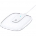 Асс. Сетевое беспроводное ЗУ Usams Ultra-thin Magnetic Fast Wireless Charger White (US-CD153)