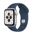 Годинники Apple Watch SE GPS + LTE 40mm Silver Aluminum Case w. Abyss Blue S. Band (MKQL3)