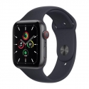 Годинники Apple Watch SE GPS + LTE 44mm Space Gray Aluminum Case w. Midnight Sport Band (MKRR3)