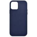Acc. Чехол-накладка для iPhone 13 Pro WIWU Calfskin Series (Экокожа) Тёмно синий