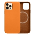 Acc. Чехол-накладка для iPhone 13 Pro WIWU Magnetic Leather Series (Экокожа) (Коричневый)