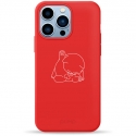 Acc. Чехол-накладка для iPhone 13 Pro Pump Silicone Minimalistic Case Cat Balls (Силикон) Красный (P