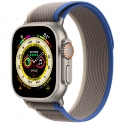  Apple Watch Ultra GPS + LTE 49mm Titanium Case w. Blue/Gray Trail Loop-M/L (MQF33, MQEJ3)
