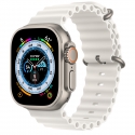  Apple Watch Ultra GPS + LTE 49mm Titanium Case w. White Ocean Band (MNH83, MNHF3)