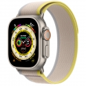  Apple Watch Ultra GPS + LTE 49mm Titanium Case w.Yellow/Beige Trail Loop-M/L (MQF23, MQFU3