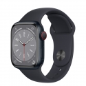 Годинники Apple Watch Series 8 GPS + LTE 41mm Midnight Aluminum with Midnight Sport Band (MHXB3)