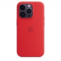 Acc.   iPhone 14 Pro Apple Silicone Case MagSafe RED () () (MPTG3)