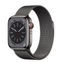  Apple Watch Series 8 GPS + LTE 41mm Graphite St.Steel Milanese Loop Graphite (MNJL3, MNJM3