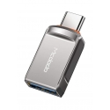 Асс. Перехідник-адаптер Mcdodo USB to Type-C (Silver) (OT-8730)