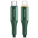 .  Mcdodo LED USB-C to Lightning (Green) (1.2m)