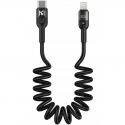 .  Mcdodo Data Coiled Cable USB-C to Lightning (Black) (1.8m) (CA-1960)