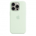 Acc.   iPhone 15 Pro Apple Silicone Case MagSafe Soft Mint () (-)