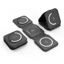 .    Choetech 3 in 1 Foldable Magnetic Wireless Charger Black (T588-F-BK)
