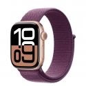  Apple Watch Series 10 GPS 42mm Rose Gold Al. Plum Sport Loop (MWWK3)