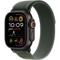  Apple Watch Ultra 2 2024 GPS+LTE 49mm Black Titanium Case Green Trail Loop S/M (MYTJ3,MYQ3