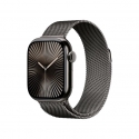  Apple Watch Series 10 GPS+LTE 46mm Slate Titanium Slate Milanese Loop M/L (MWYW3)