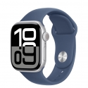  Apple Watch Series 10 GPS+LTE 46mm Silver Al. Denim Sport Band M/L (MWY13)