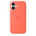 Acc.   iPhone 16 Apple Silicone Case MagSafe Aquamarine () () (Tangerine)