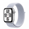  Apple Watch SE 2 2024 GPS 40mm Silver Al. Blue Cloud Sport Loop (MXEE3)