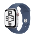  Apple Watch SE 2 2024 GPS+LTE 40mm Silver Al. Denim Sport Band S/M (MXFV3)