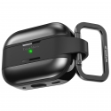 Acc. ����� ��� AirPods Pro 2 AhaStyle Rugged Aluminium Case (���/�������) (������) (CP-WG75-PRO2-BK