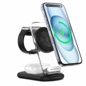 .    Choetech Foldable 3-in-1 Ambient Light Magnetic Charger Black (T618-F)