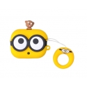 Acc. ����� ��� AirPods Pro 2 TGM Silicone Case Big eyes Minion (������) (г�������������)