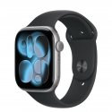 ��������� Apple Watch Series 11 GPS+LTE 42mm Space Gray Al. Black Sport Band M/L (MF8C4)
