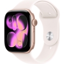 ��������� Apple Watch Series 11 GPS 46mm Rose Gold Al. Light Blush Sport Band S/M (MEV64)
