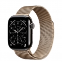 ��������� Apple Watch Series 11 GPS+LTE 46mm Slate Titanium C Gold Milanese Loop M/L (MFC14+MGJ54)