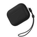 Acc. ����� ��� AirPods Pro 3 Blueo Liquid Silicone Case Black (������) (������)