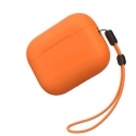 Acc. ����� ��� AirPods Pro 3 Blueo Liquid Silicone Case Orange (������) (������������)