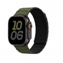 ������� HOCO Flexible Magnetic Silicone Strap 38/40/41/42mm Army green/Black (WA39)
