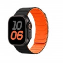 ������� HOCO Flexible Magnetic Silicone Strap 42/44/45/46/49mm Black/Orange (WA39)
