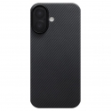 Acc. ����� ��� iPhone 17 Pitaka Pitaka Ultra-Slim Case with PitaTap 600D Black/Grey (KI1701)