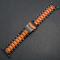 ������� TGM Stainless Steel Link Bracelet 42/44/45/46/49mm Black/Orange